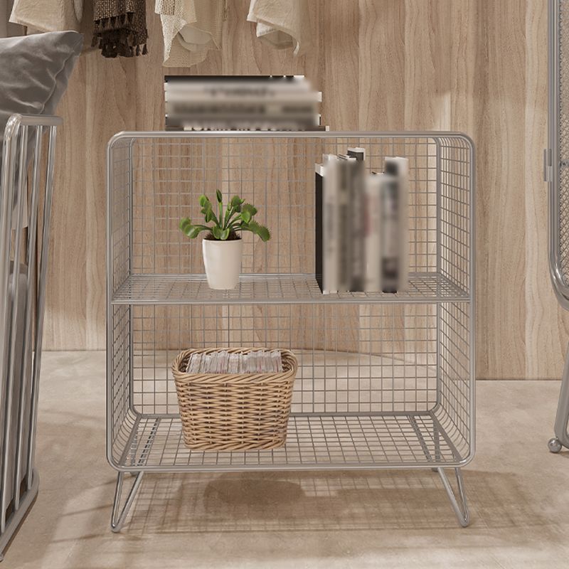 Industrial Standard Bookcase Contemporary Metal Closed Back Bookcase Clearhalo 'Bookcases' 'furn' 'furn_bookcases' 'Furniture' 'furniture_bookcases' 'kitchen' 'kitchen_bookcases' 'Living Room Furniture' 'Office Furniture' 1200x1200_eab41a1a-0e69-44dd-9e66-f0aa57a507de