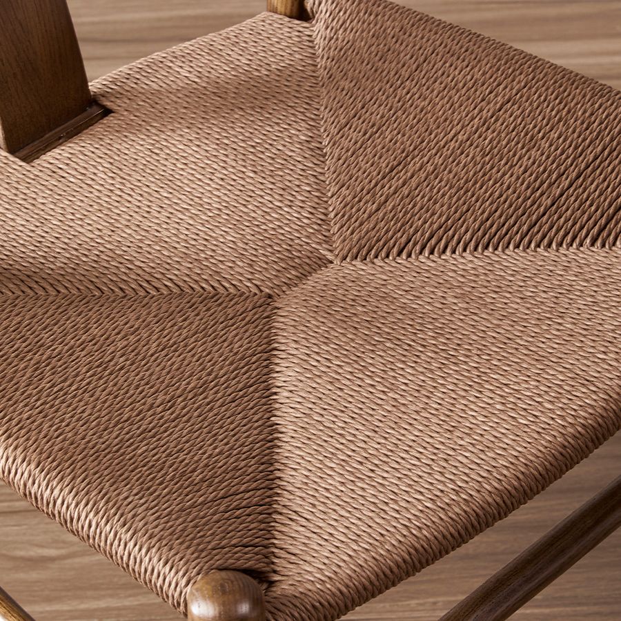 Contemporary Upholstered Restaurant Arm Chair Natural Wishbone Dining Chair Clearhalo ' kitchen&dining_furn' 'Dining Chairs' 'Dining Tables & Seating' 'dining_chair' 'furn' 'furn_dining_chair' 'Furniture' 'furniture_dining_chair' 'Kitchen & Dining Furniture' 'kitchen' 1200x1200_eab559cf-2b90-46cc-aa40-01a0dd97dec9