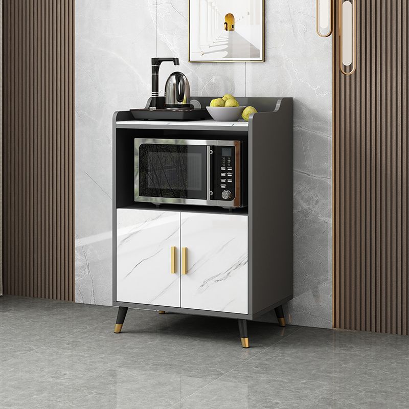 Server da pranzo per finiture opache Glam Sideboard interno con armadi