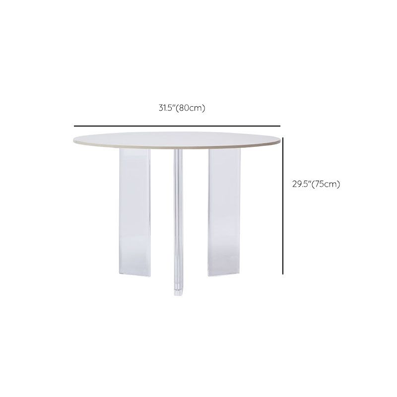 Tavolo da pranzo rotondo set 1/2/3 pezzi tavolo in pietra moderno con sedie