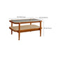 4 Legs Tropical Glass Coffee Table No Distressing Bunching Tables with Shelf Clearhalo 'Coffee & Accent Tables' 'Coffee Tables' 'coffee_tables' 'furn' 'furn_coffee_tables' 'Furniture' 'Living Room Furniture' 1200x1200_eab666ab-ea43-4e28-962c-97230386116e