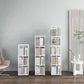 Standard Metal Bookcase Industrial Open Back Bookshelf with Shelves
