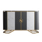 Glam Sideboard Cabinet Marmo Sideboard Tavolo con porte per cucina