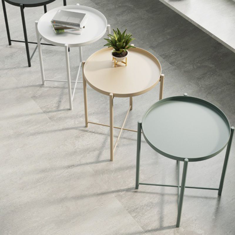 Wit/groen/zwart/geel 4 poten moderne stijl metalen ijzeren nachtkastje