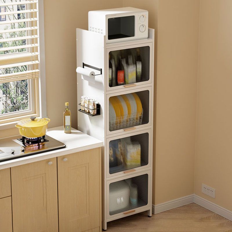 Closed Bookshelf Modern Metal Bookshelf Home Living Room Bookcase with Doors Clearhalo 'Bookcases' 'furn' 'furn_bookcases' 'Furniture' 'Office Furniture' 1200x1200_eaba514d-41da-4d7b-b1df-e852fa6de3bb