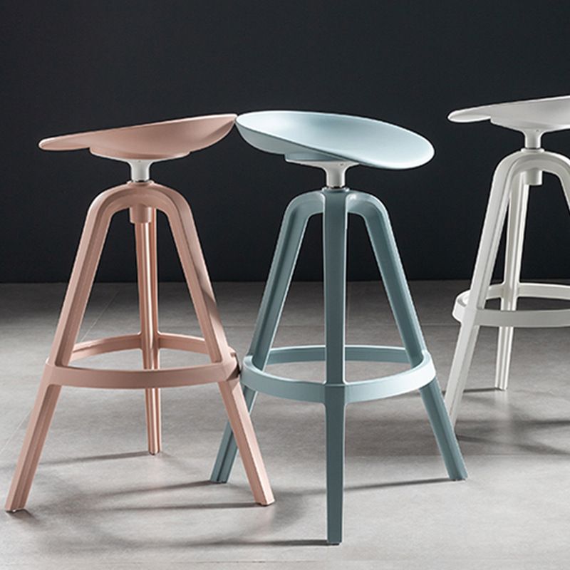 Industrial Low Back Counter Stool Metal Counter Height Stools with Swivel Clearhalo 'Bar Furniture' 'Bar Stools' 'bar_stools' 'furn' 'furn_bar_stools' 'Furniture' 'Kitchen & Dining Furniture' 1200x1200_eabcdecf-5dfe-474f-a964-d3eb618e0d19