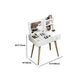 Modern Wood Flip-top Vanity Set 29.53" H Vanity Desk in White Clearhalo 'Bedroom Furniture' 'furn' 'furn_makeup_vanities' 'Furniture' 'Makeup Vanities' 'makeup_vanities' 1200x1200_eabd1750-dd82-442d-bc06-41ca28feb9c8