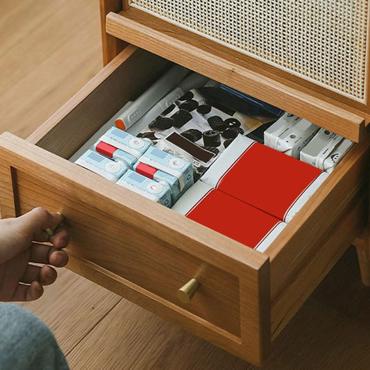 2つの引き出しグラムアクセントテーブルナイトスタンドアンティークフィニッシュベッドナイトスタンド脚付き