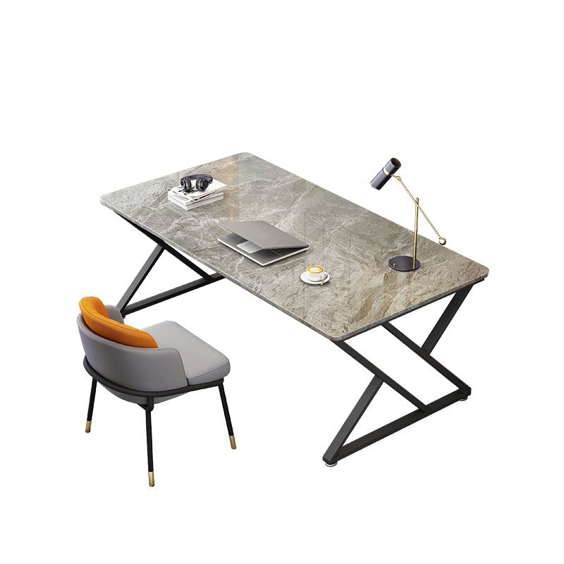 29.53 "Tall Stone Office Desk Sled Base rechthoekig schrijfbureau