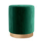 Glam Velvet Pouf Chair Plain Cylinder Shape Metal Frame Water Resistant Ottoman Footrest Clearhalo 'furn' 'furn_ottomans_poufs' 'Furniture' 'Living Room Furniture' 'Ottomans & Poufs' 'ottomans_poufs' 1200x1200_eac01606-2cda-4b10-b585-71c2f09b21ff