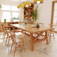 Simplicity Pine Solid Wood Dining Table Rectangular Table in Wood Color with Four-leg Clearhalo ' dining_table' 'Dining Tables & Seating' 'Dining Tables' 'furn' 'furn_dining_table' 'Furniture' 'furniture_dining_table' 'Kitchen & Dining Furniture' 'kitchen&dining_furn' 'kitchen' 'kitchen_dining_table' 1200x1200_eac5d2bf-a1f4-461a-bd20-4629588659e4