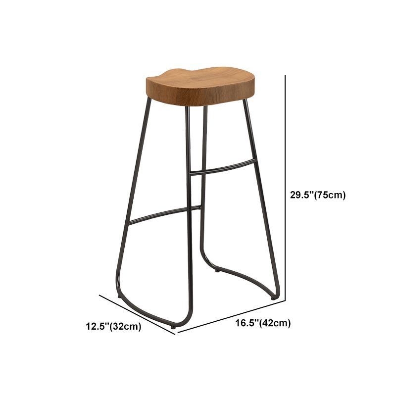 1/4 stukken industriële rechthoekige pubtafel set houten toonbanktafel met rugloze krukken