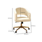 Modern Chair Fixed Arms Adjustable Seat Height Office Chair with Wheels
