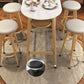 Dining Room Stone Top Counter Table Metal 4 Legs Glam Style Bar Table, Only Table Clearhalo 'Bar Furniture' 'Bar Tables' 'bar_tables' 'furn' 'furn_bar_tables' 'Furniture' 'furniture_bar_tables' 'Kitchen & Dining Furniture' 1200x1200_eac93402-64eb-44c0-8ad5-bdb9a058f3c6