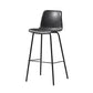 Glossy Leather Square Bar Stool Industrial Metal Stools with Back Legs Clearhalo 'Bar Furniture' 'Bar Stools' 'bar_stools' 'furniture_bar_stools' 'Kitchen & Dining Furniture' 'kitchen&dining_furn' 'kitchen' 'kitchen_furn' Furniture' 1200x1200_eacaabfe-8f9a-499d-9dd0-3ca975f72f1d