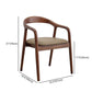 Contemporary Solid Wood Dining Room Chair Open Back Dining Side Chair for Home Clearhalo ' kitchen&dining_furn' 'Dining Chairs' 'Dining Tables & Seating' 'dining_chair' 'furn' 'furn_dining_chair' 'Furniture' 'furniture_dining_chair' 'Kitchen & Dining Furniture' 'kitchen' 1200x1200_eacb69a1-98e3-4595-9c69-4f36118126b0