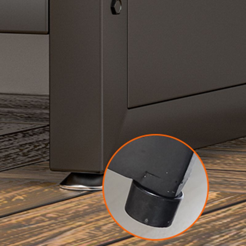 Scaffali di libri aperti da 10 "a livello standard e acciaio con ripiani rettangolari