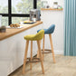 Scandinavian Upholstered Footrest Barstool Matte Finish Wood Bristol Stool Clearhalo 'Bar Furniture' 'Bar Stools' 'bar_stools' 'furn' 'furn_bar_stools' 'Furniture' 'furniture_bar_stools' 'Kitchen & Dining Furniture' 1200x1200_ead2bcac-7f05-4ed9-974b-9a62253d09f8