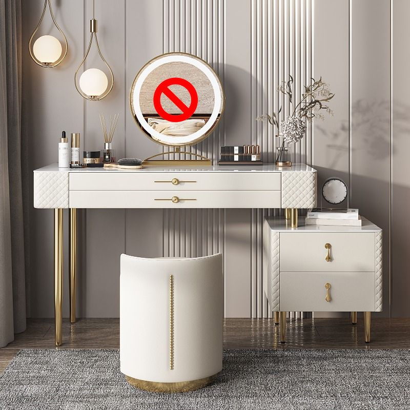 Vanité luxueuse avec tiroirs de rangement