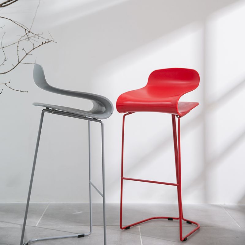 Scandinavian Style Bar-stool with PP Seat Counter Stools for Kitchen Clearhalo 'Bar Furniture' 'Bar Stools' 'bar_stools' 'furn' 'furn_bar_stools' 'furniture_bar_stools' 'Kitchen & Dining Furniture' 'kitchen&dining_furn' 'kitchen' 'kitchen_furn' Furniture' 1200x1200_ead9d83d-86a1-42dc-ab87-f4f5ad5eb5f5