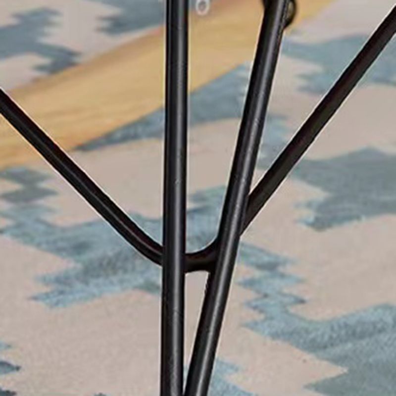 Chaise de planeur moderne coussins de couleur pure chaise à bascule avec les jambes sombres