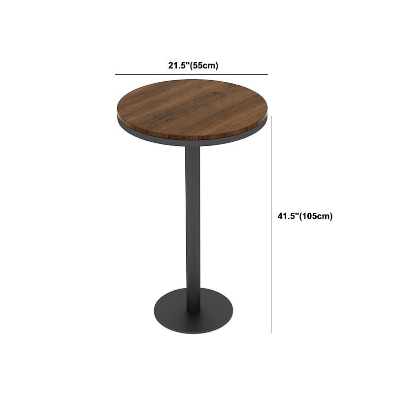 Industrial Solid Wood Bar Table Set 1/2/3/7 Pieces Counter Table with Upholstered Stools Clearhalo 'Bar Furniture' 'furn' 'furn_home_bar_bar_sets' 'Furniture' 'Home Bars & Bar Sets' 'home_bar_bar_sets' 'Kitchen & Dining Furniture' 1200x1200_eade7a3d-6fba-4d04-a13c-b2eed1d6bd1d
