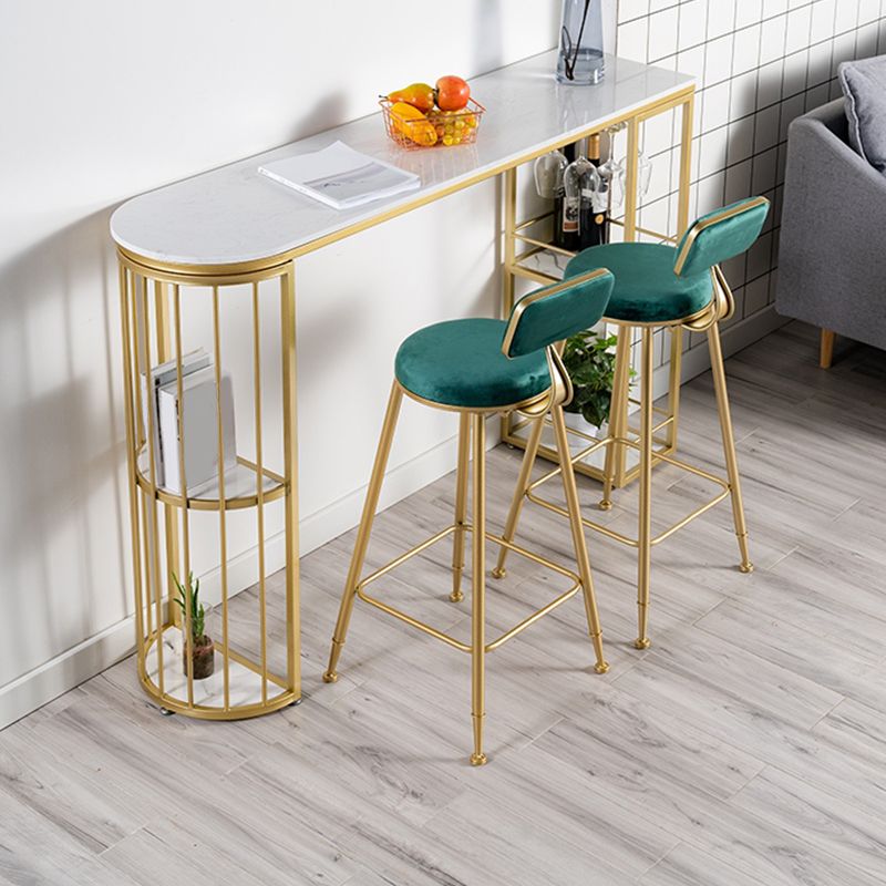 Round Low Back Dining Stools Armless Bar Stools with Metal Base Clearhalo 'Bar Furniture' 'Bar Stools' 'bar_stools' 'furn' 'furn_bar_stools' 'Furniture' 'Kitchen & Dining Furniture' 1200x1200_eae2965c-a891-4c71-acb8-23fb31c2690b