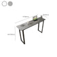 Modern Sintered Stone Top Rectangle Sled Bar Dining Table with Metal Base Clearhalo 'Bar Furniture' 'Bar Tables' 'bar_tables' 'furn' 'furn_bar_tables' 'Furniture' 'Kitchen & Dining Furniture' 1200x1200_eae353ba-c0cf-4545-8341-de7b968e1677
