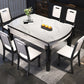 Round Drop-Leaf Dining Table Stone Dining Table with Solid Wood Legs Clearhalo 'Dining Tables & Seating' 'Dining Tables' 'dining_table' 'furn' 'furn_dining_table' 'Furniture' 'Kitchen & Dining Furniture' 1200x1200_eae3e47e-c448-4105-8859-03f39630f474