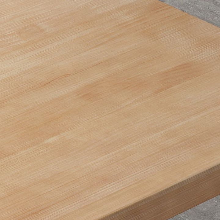 Kiefer Massivholz Esstisch Rechteck Esstisch mit doppelter Sockel