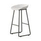 Modern Milk Tea Shop Footrest Barstool Matte Finish Plastic Stool Clearhalo 'Bar Furniture' 'Bar Stools' 'bar_stools' 'furn' 'furn_bar_stools' 'Furniture' 'furniture_bar_stools' 'Kitchen & Dining Furniture' 1200x1200_eae560de-77e9-4991-91c3-1ccc68323e70