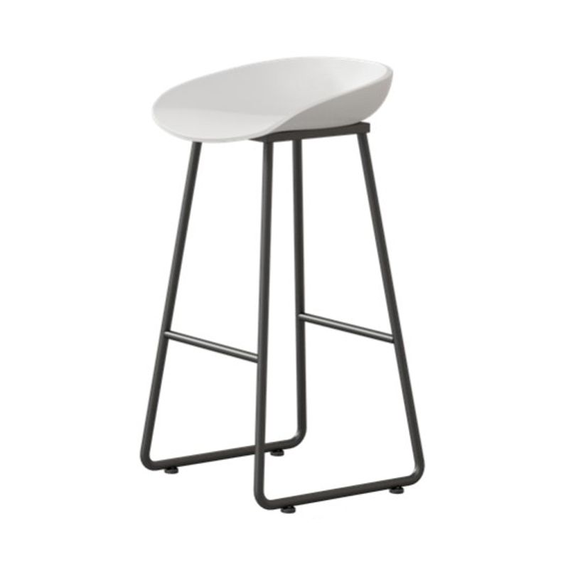 Modern Milk Tea Shop Footrest Barstool Matte Finish Plastic Stool Clearhalo 'Bar Furniture' 'Bar Stools' 'bar_stools' 'furn' 'furn_bar_stools' 'Furniture' 'furniture_bar_stools' 'Kitchen & Dining Furniture' 1200x1200_eae560de-77e9-4991-91c3-1ccc68323e70