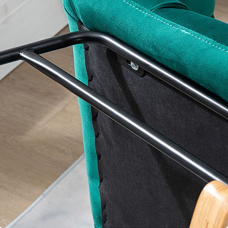 Chaise à bascule du canapé de pépinière contemporain chaise à bascule intérieure avec ottoman