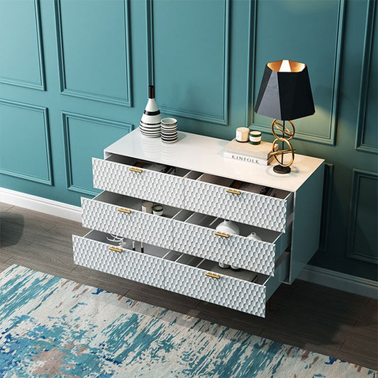 Modern sideboard a buffet a 6 cassetto da tavolo da sella per soggiorno