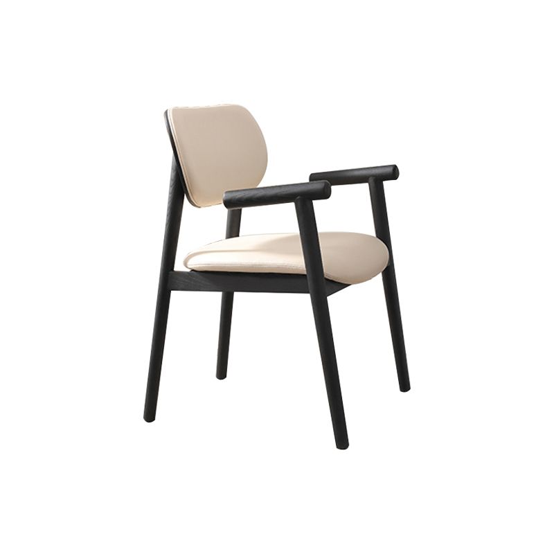 Dining Room Arm Dining Chair Home Modern Solid Wood Dining Chair Clearhalo 'Dining Chairs' 'Dining Tables & Seating' 'dining_chair' 'furn' 'furn_dining_chair' 'Furniture' 'Kitchen & Dining Furniture' 1200x1200_eae91ecf-213c-43a2-9bb6-613f9677e483
