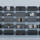 Metal Wall-mount Bookshelf Modern Closed Storage Bookcase with 1 Shelf , 8" D X 8" H Clearhalo 'Bookcases' 'furn' 'furn_bookcases' 'Furniture' 'Office Furniture' 1200x1200_eaec9d36-ae08-41e7-a1f7-b110c616ff09