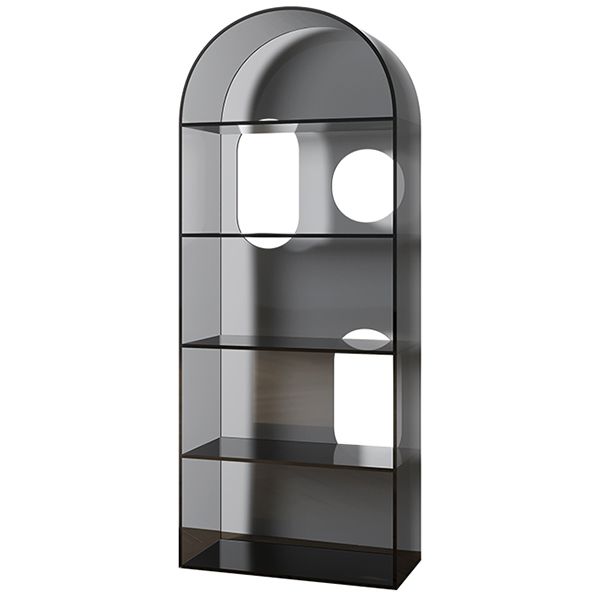 Glam Standard Acryl Bookshelf Gesloten Back -boekenkast met planken