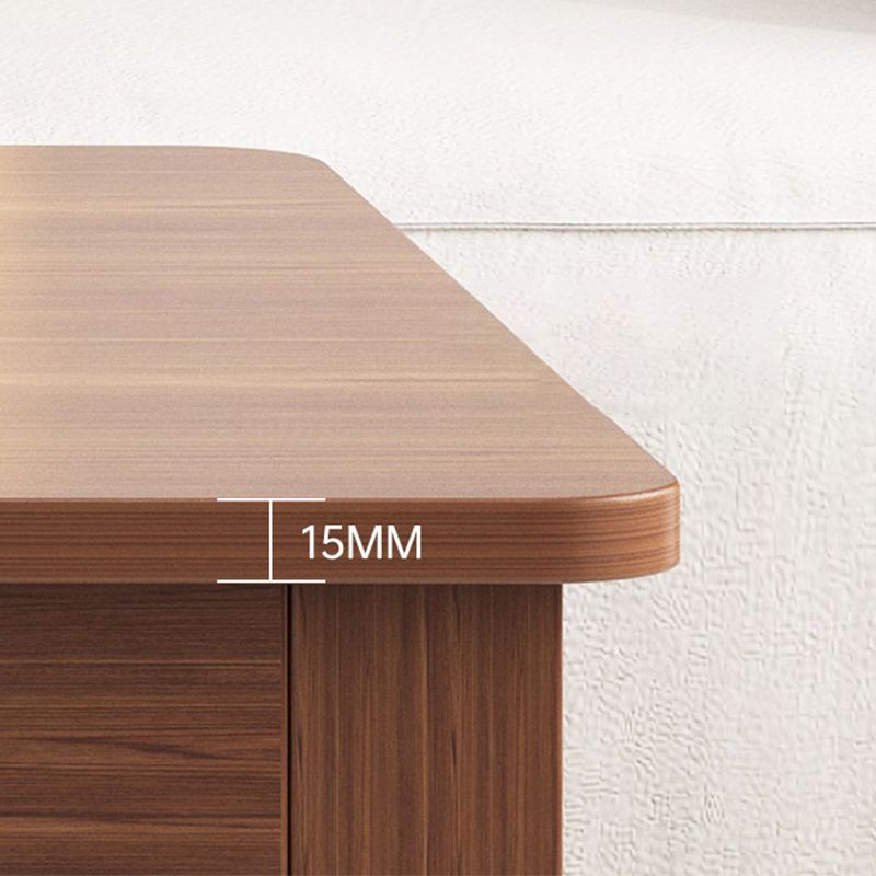 4 Legs Wood Cocktail Table No Distressing Coffee Table with Storage Shelf Clearhalo 'Coffee & Accent Tables' 'Coffee Tables' 'coffee_tables' 'furn' 'furn_coffee_tables' 'Furniture' 'Living Room Furniture' 1200x1200_eaf14fdb-00e3-4c95-913f-1740ad338dad