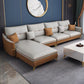 ARME SLOPED Sectional Sectional Modern 5 places en cuir en cuir