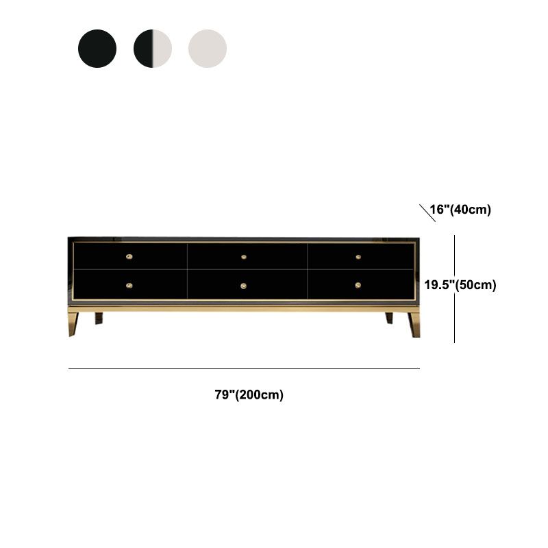 Glam Glam TV Media Console TV Occentato con cassetti
