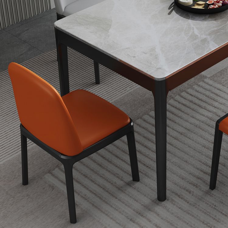 Rectangle Three-Color Dining Table Sintered Stone Table Vintage with Drawer Clearhalo ' dining_table' 'Dining Tables & Seating' 'Dining Tables' 'furn' 'furn_dining_table' 'Furniture' 'furniture_dining_table' 'Kitchen & Dining Furniture' 'kitchen&dining_furn' 'kitchen' 'kitchen_dining_table' 1200x1200_eaf2d35c-25ab-4836-911f-80e866f6abb0