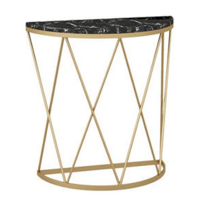 Tavolo della console in marmo glam tavolo da divano console resistente alle macchie per la sala