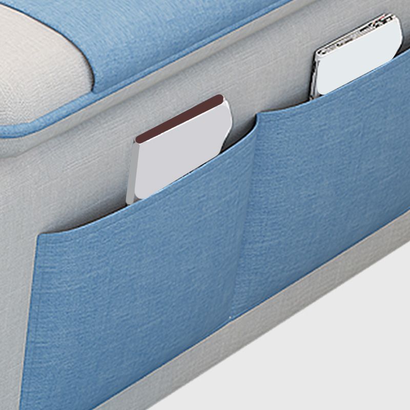 Pillow Top Arm Sofa with Storage and Ottoman Included for Living Room