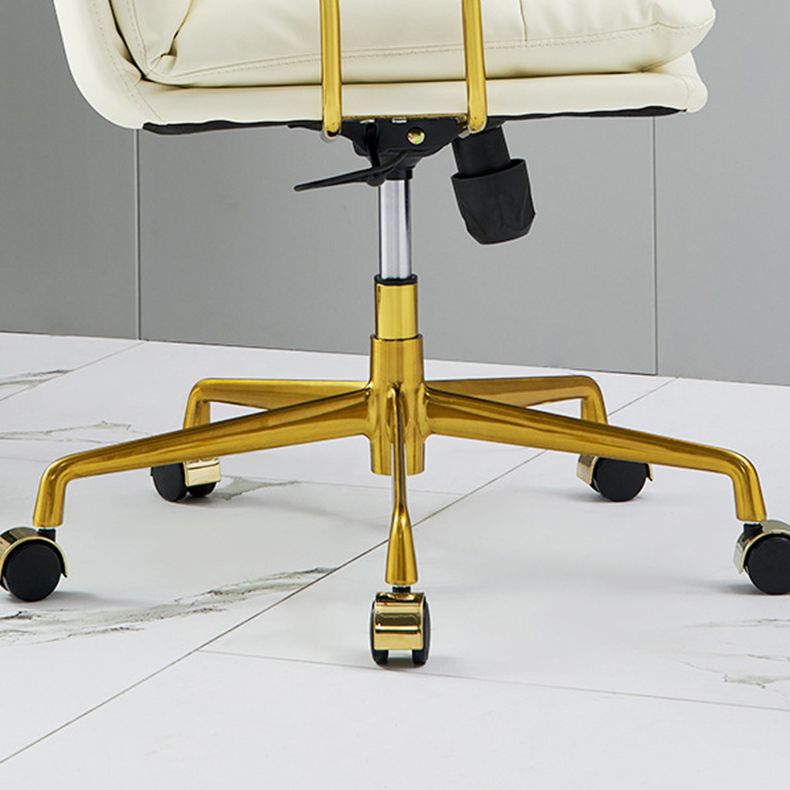 Modern Fixed Arms Desk Chair Height-adjustable Ergonomic Office Chair Clearhalo 'furn' 'furn_office_chair' 'Furniture' 'Office Chairs' 'Office Furniture' 'office_chair' 1200x1200_eaf36cb6-7446-45b8-b1ae-ced699da4917