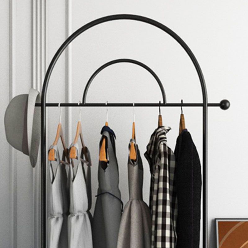 Gorgeous Coat Rack Metal Hall Stand Hooks Storage Shelf Coat Hanger Clearhalo 'Entry & Mudroom Furniture' 'furn' 'furn_hall_tree_coat_racks' 'Furniture' 'Hall Trees & Coat Racks' 'hall_tree_coat_racks' 1200x1200_eaf4d05e-b5c5-4e84-a711-53db0efac94c