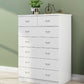Modern Pine Wood Lingerie Chest 18" W Vertical Storage Chest with Drawers Clearhalo 'Bedroom Furniture' 'Dressers & Chests' 'dressers_chests' 'furn' 'furn_dressers_chests' 'Furniture' 1200x1200_eaf4e18b-469d-47ff-a0c6-c1f6b7f78ac9