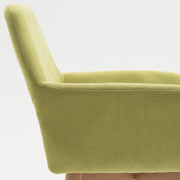 Wood Scandinavian Dining Kitchen Room Chair Open Back Arm Chair Clearhalo ' kitchen&dining_furn' 'Dining Chairs' 'Dining Tables & Seating' 'dining_chair' 'furn' 'furn_dining_chair' 'Furniture' 'furniture_dining_chair' 'Kitchen & Dining Furniture' 'kitchen' 1200x1200_eaf5e6e8-0195-4eed-aea9-117cb4b8069e