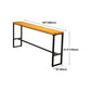 Modern Rectangle Wood Cocktail Bar Table Footrest Indoor Bar/Dinette Table Clearhalo 'Bar Furniture' 'Bar Tables' 'bar_tables' 'furn' 'furn_bar_tables' 'Furniture' 'furniture_bar_tables' 'Kitchen & Dining Furniture' 'kitchen&dining_furn' 'kitchen' 1200x1200_eaf9a5cf-a136-480e-a2e4-96f1c5206958
