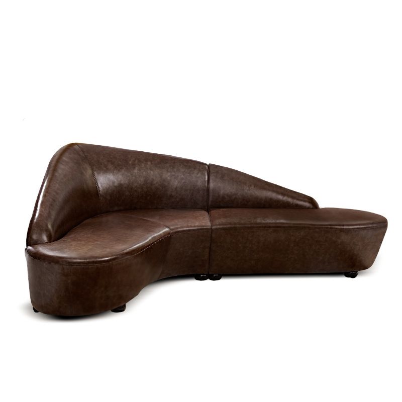 Contemporary Sloped Arm Seating Leather Sofa for Living Room Clearhalo 'furn' 'furn_sofas' 'Furniture' 'Living Room Furniture' 'Sofa' 'sofas' 1200x1200_eafadc42-74b2-4b91-ac19-38acb155f35d