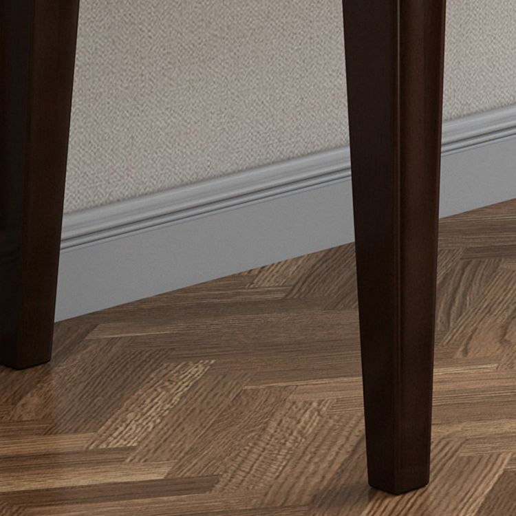 Set di tavolini tradizionali in legno in legno massiccio con specchio a 3 cassetti e tri-folding